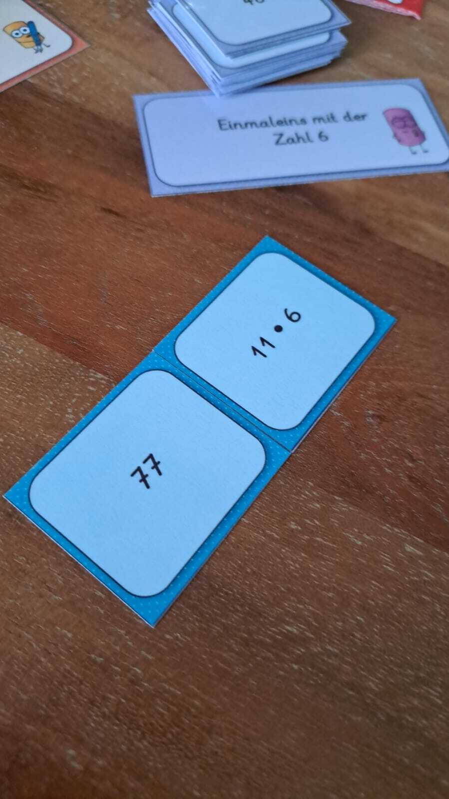 Legespiel/Memory® kleines und großes Einmaleins – Unterrichtsmaterial